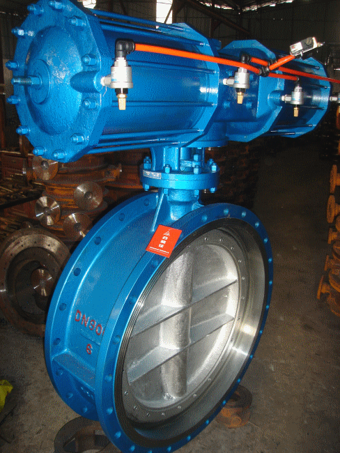 KD643H气动快速切断蝶阀