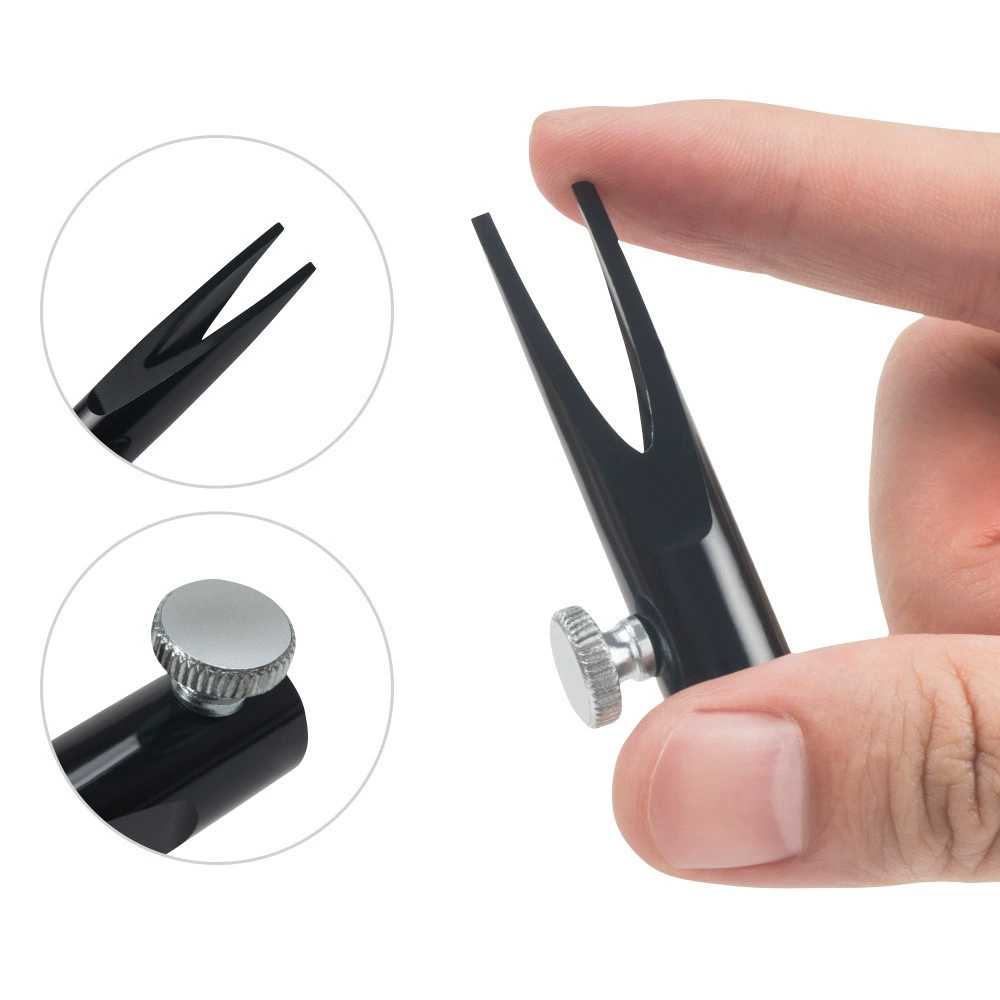 Sharpener, wooden double-sided eyebrow pencil, groove