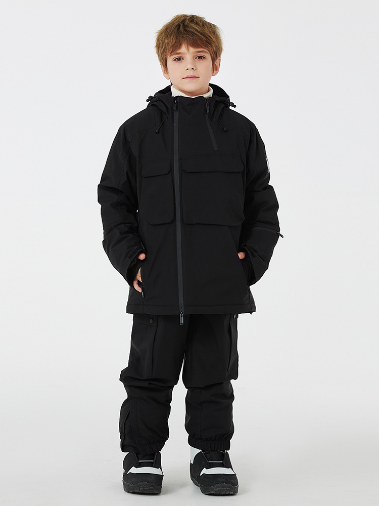 Traje de esquí para niños, impermeable y térmico, para niña o niño