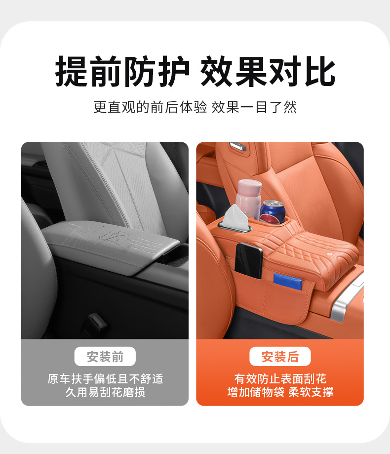 Lingpao A05/A10/B01/B10/C01/C10/C11/C16/D19/D99/T03/S01 armrest box mat
