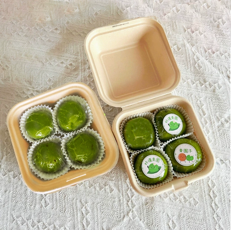 Деградационная упаковочная коробка для торта DIY десерт Bento коробка 6 дюймов коры коробка для выпечки одноразовая масса коробка оптом