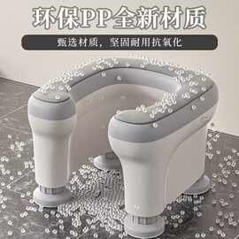 家用蹲厕改坐厕卫生间便携马桶成人蹲坑神器老人孕妇可升降坐便凳