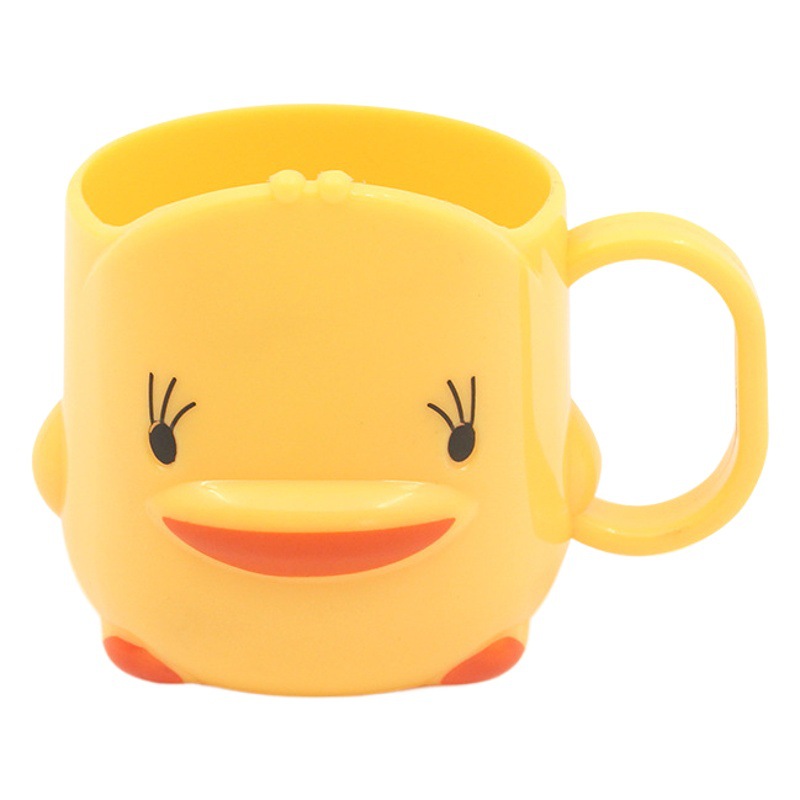 Thickened yellow duck cute mouthwash Cup children's creative cartoon water Cup brushing wash cup Cup creative gift