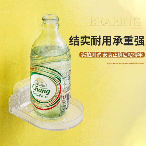 Monitor transparent stand with camera router holder wall mount bracket camera bracket without drilling