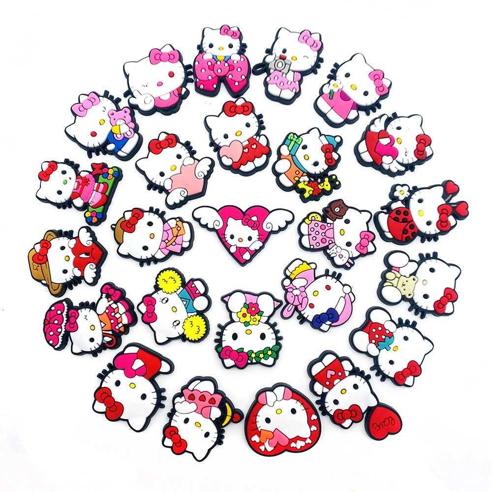 Декоративные акриловые подвески (Hello Kitty) набор, 25 милых DIY аксессуаров, легкий вес 14 г