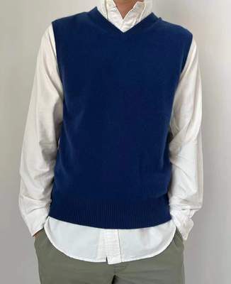 Classic style Same item Real Kangsaini Cashmere Hundred percent testing Cashmere Degree of fineness V. Cashmere Vest