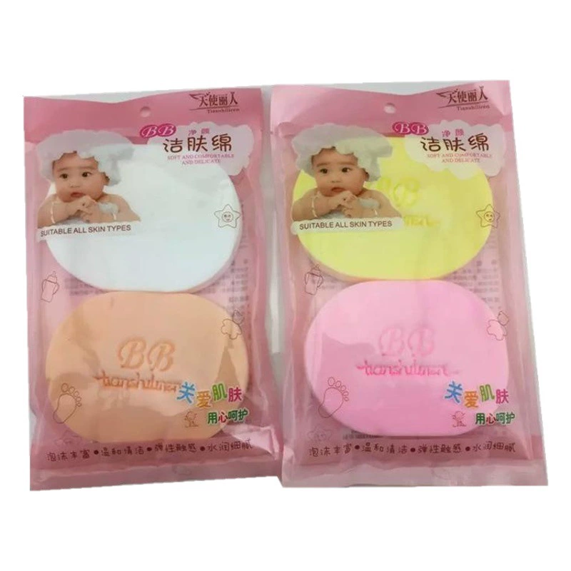 Angel Beauty T346BB Очищающая пуховка для снятия макияжа утолщенная губка для ухода за кожей Очищающая пуховка