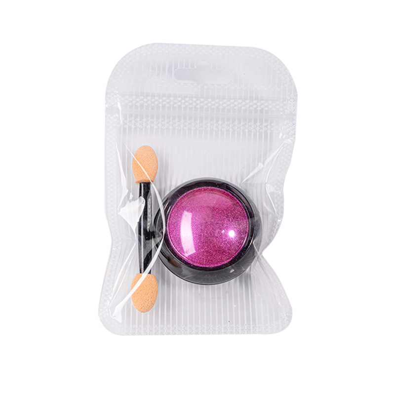 TikTok mismo Rainbow Mirror harina agua ondulación espejo mágico polvo al por mayor En stock suministro transfronterizo de uñas sólido espejo mágico polvo