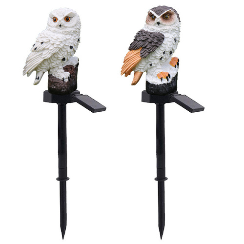 Solar eagle ground lamp resin owl ground lamp garden light outdoor garden light lawn light landscape light