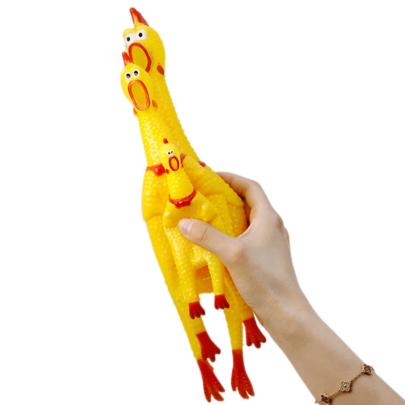 Игрушка-курица-пищалка антистресс