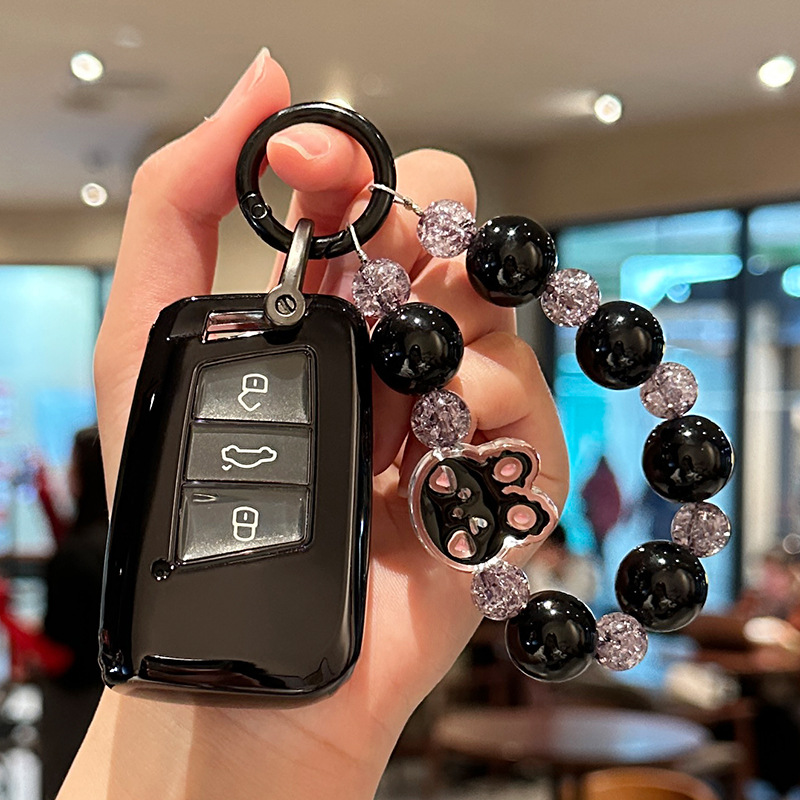 폭스 바겐 D [투명 블랙] 유약 토끼 체인