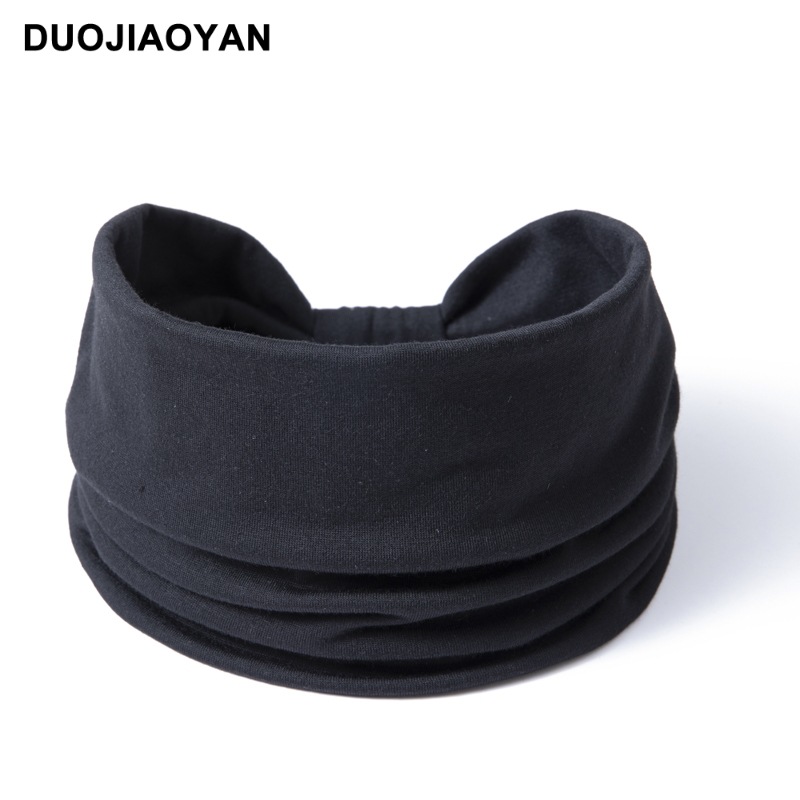 Elastic Macaron Sports Headband For Women Solid Colour Fabric_voghion.com