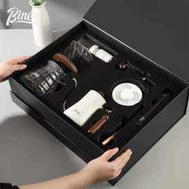 Bincoo手冲咖啡壶套装分享壶滤杯手磨咖啡机全套礼盒泡咖啡工具