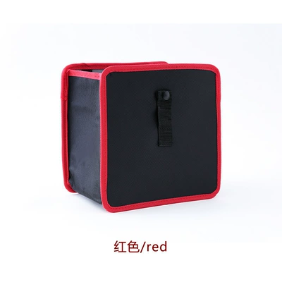 Car Hanging Trash Can, Car storage bag/box - red