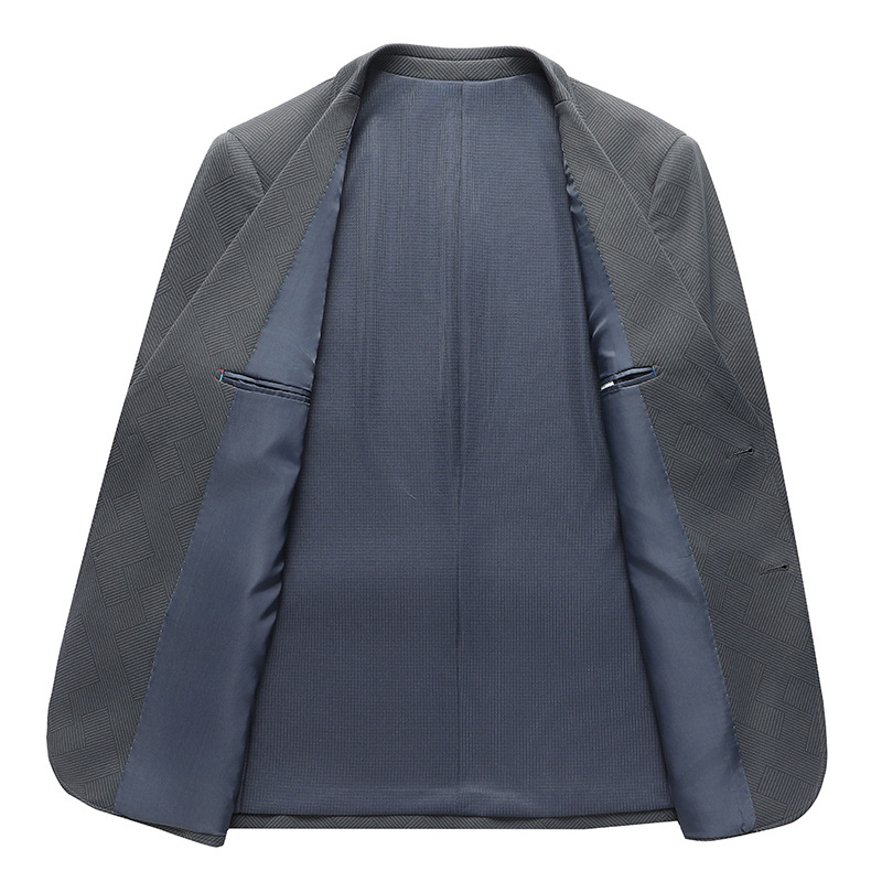 Spring thin elastic solid color classic suit jacket for leisure