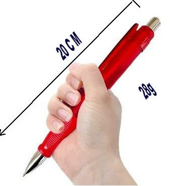 Promotional Pen Big Mac PLUS, супер ручка, прозрачная сверхгигантская толщина корпуса, жирная гигантская кисть заглавие деловая автоматическая ручка