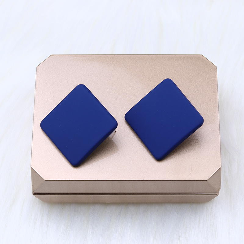 10g Weight Ear Studs Classification 1 Pair Quantity Daily Occasion Acrylic Material Geometric Pattern Women'S Gender Stoving Varnish Design Simple Style Style 1 Pair Simple Style Geometric Stoving Varnish Arylic Ear Studs 13