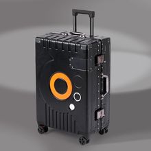 时尚耐用铝框行李箱大容量学生拉杆箱万向轮静音密码箱加固大容量