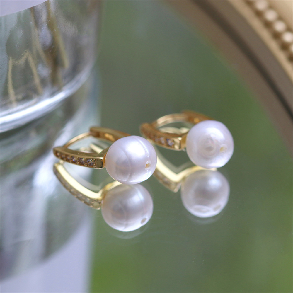 Women'S Gender Fashion Geometric Diamond Copper Artificial Gemstones Earrings