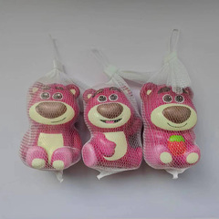 解壓玩具創意草莓熊捏捏樂公仔發泄玩具PU慢回彈減壓神器玩具