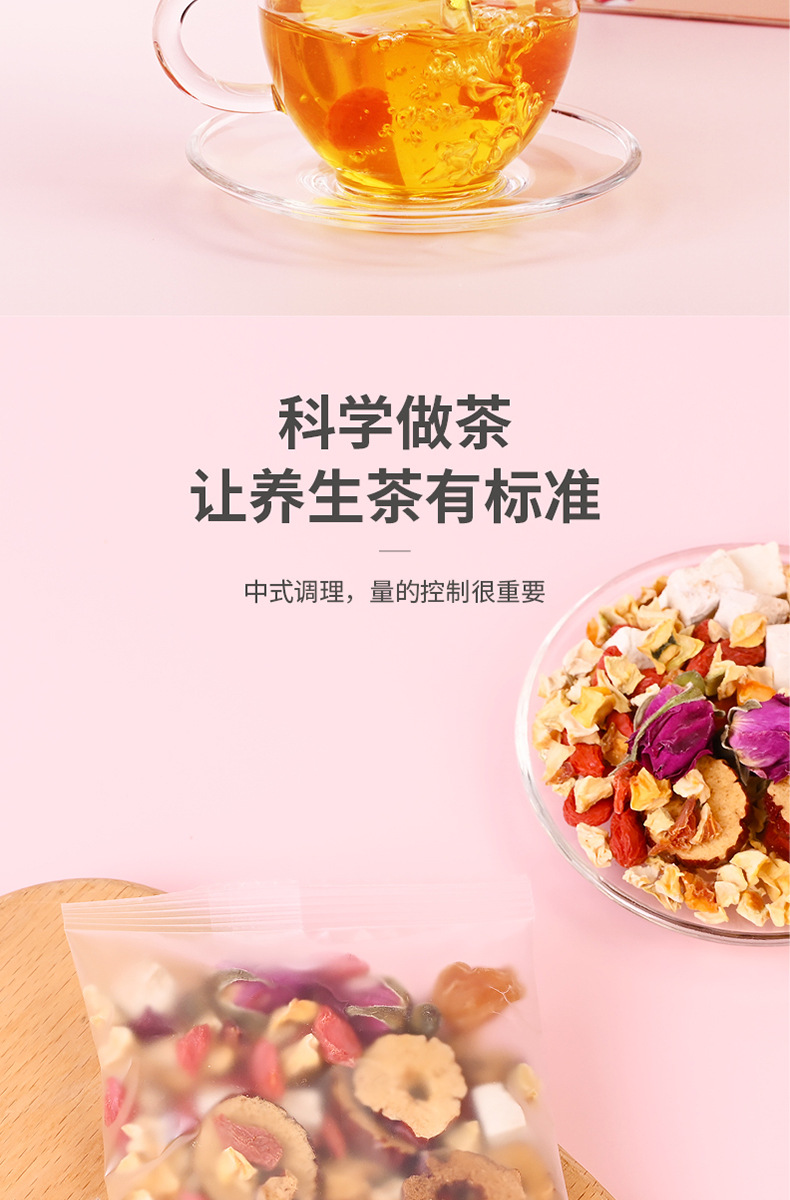 Papaya Kudzu Longan Tea Mugua Gegen Guiyuan Herbal Blend 150g Boxed Tea Bags for Daily Wellness quality and texture