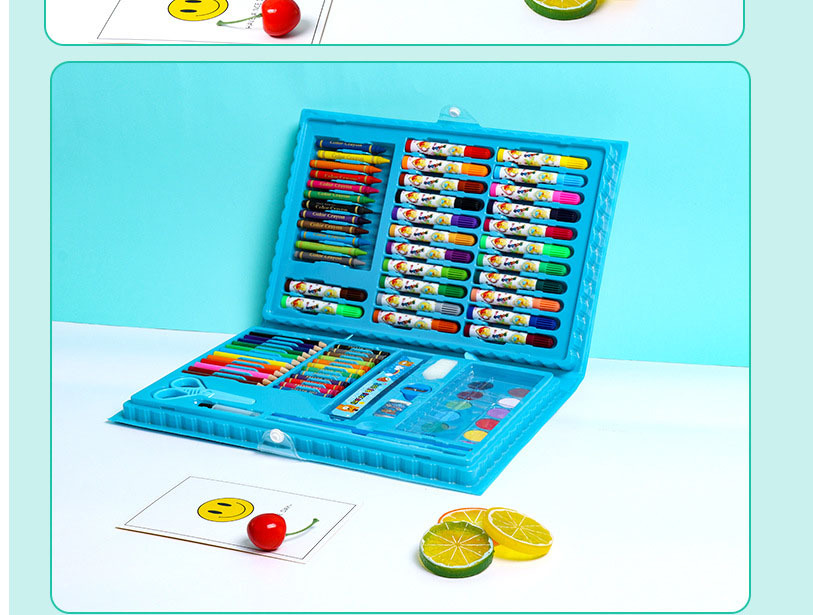 Back-to-School-Schulklassen-Geschenke 86-teiliges Aquarellstift-Set Kinder-Malset Farbstift-Set Geschenkbox Großhandel