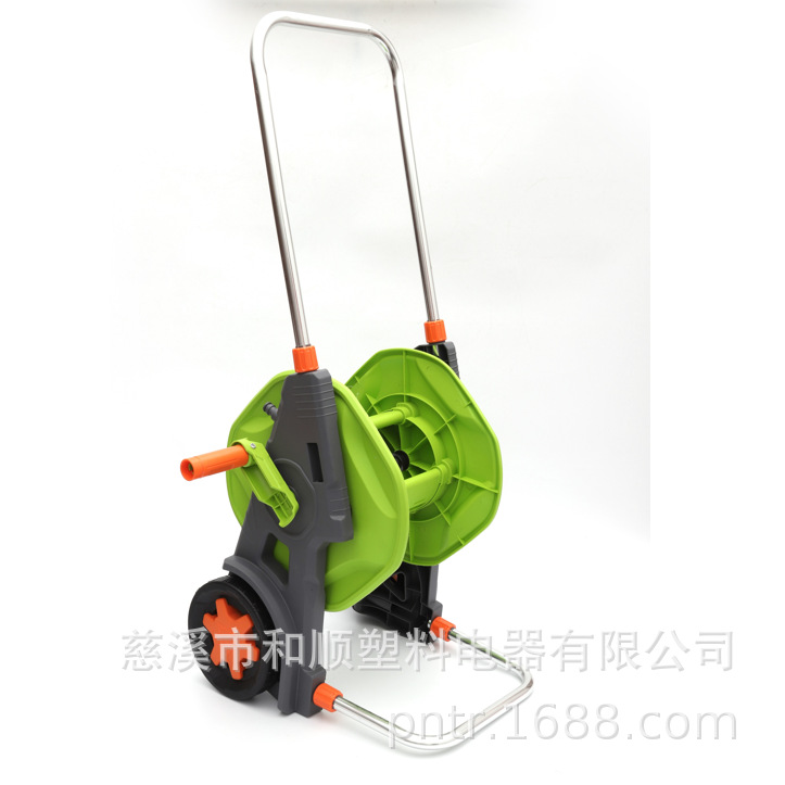 手推式花园水管车，花园浇花水管架