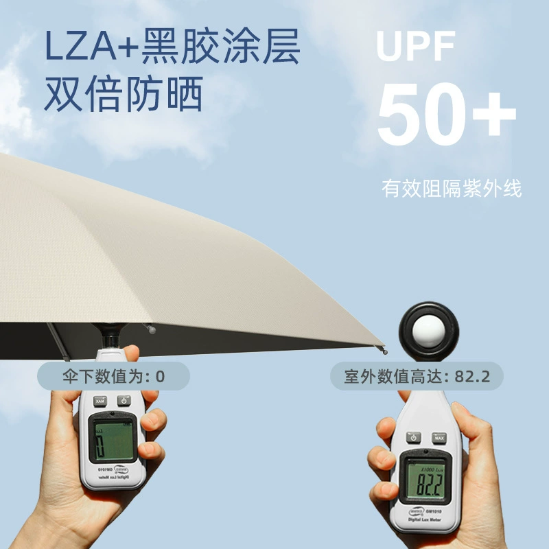  Small handheld umbrella, capsule, sun protection, UF-protection