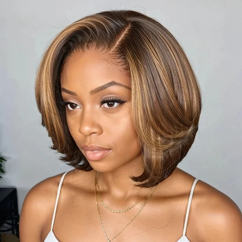 180g Weight Full Head Wigs Wig & Hair Extension Type Wigs Wig Accessories Short Straight Hair Wig Hairstyle Real Hair Hair Material Casual, Street Occasion Women's Gender Elegant, Simple Style Style Women's Elegant Simple Style Casual Street Real Hair Short Straight Hair Wigs 4