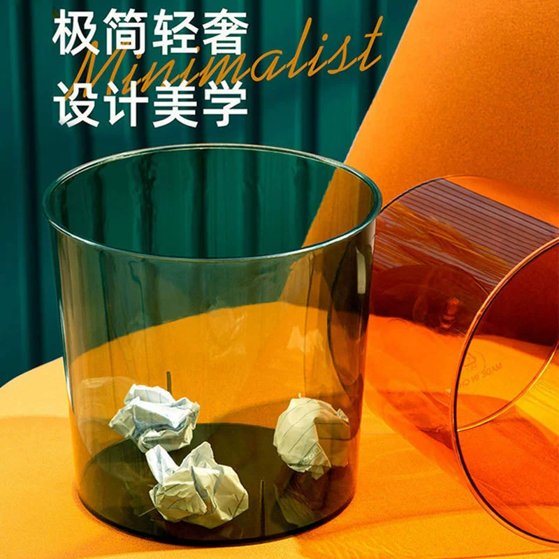 Толстый ленивый автомобиль для хранения мусора простой прозрачный многофункциональный цветочный ведро офисный аквариум настольный мусорный бак
