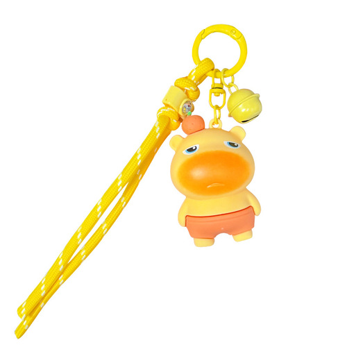 Creative Capybara Lulu Keychain Charm Cute Capybara Keychain Couple Bags Pendant Gift