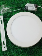 ✅led吸顶灯6W12W18W24W 宽压85-265V明装圆形面板灯平板灯天花灯