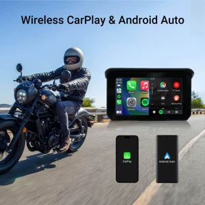 Motosiklet Simsiz Carplay Ağıllı Ekranlı Sürücülük Qeydedicisi, Zərbəyə Davamlı