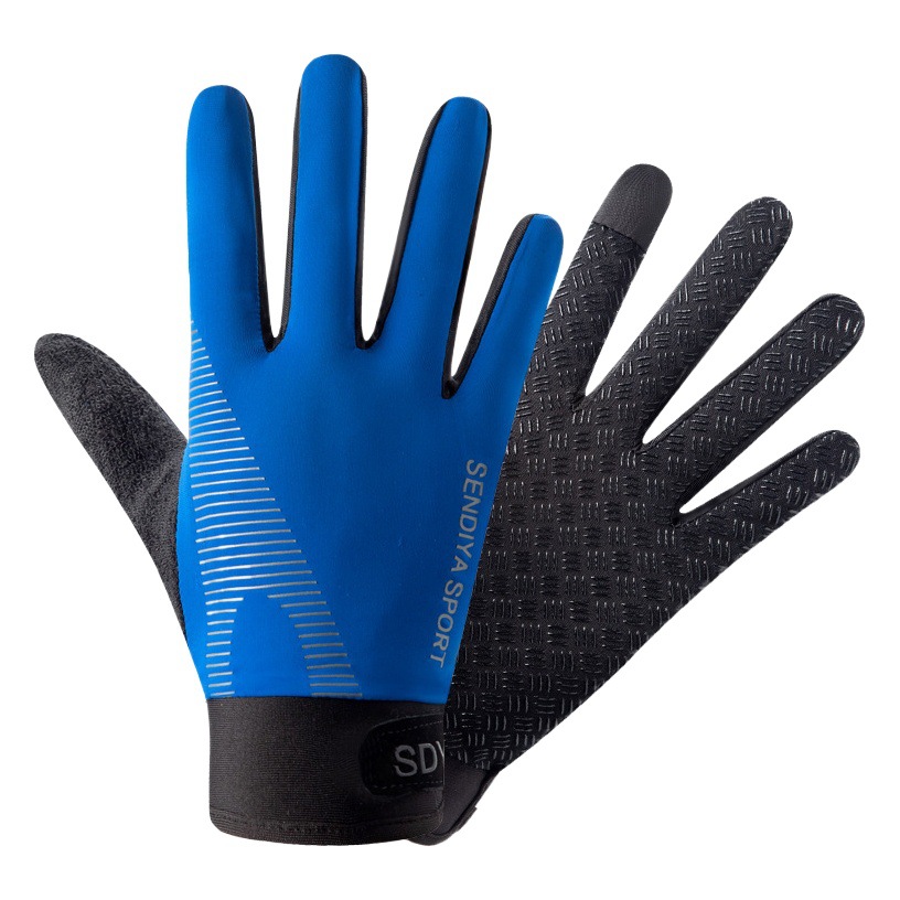 Guantes de protección solar de verano ciclismo hombres y mujeres seda de hielo transpirable delgada deportes al aire libre pesca antideslizante pantalla táctil fábrica al por mayor