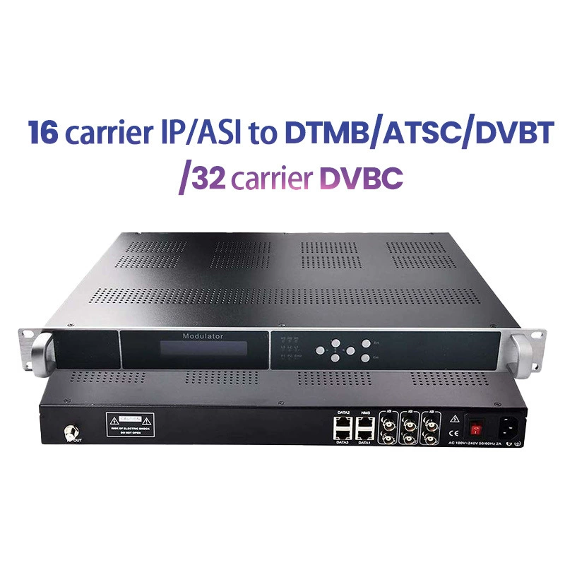 IP/ASI к DVBT Цифровой ТВ фронтенд система модулятор 16-каналов 24-канальных ISDBT DVBC