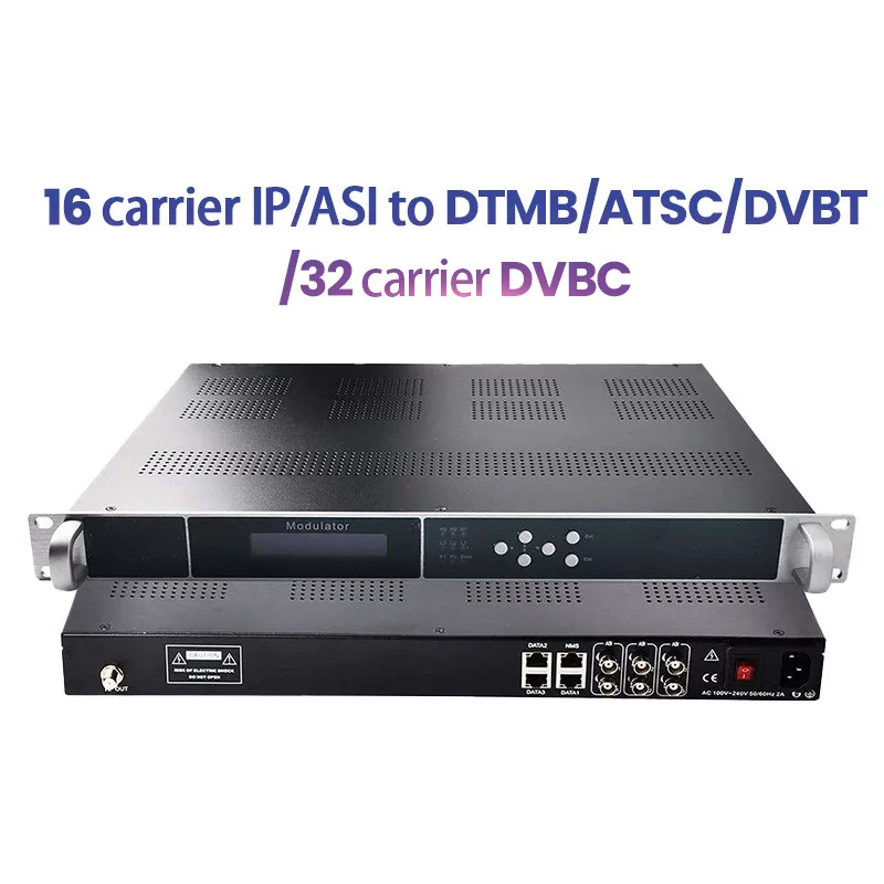 IP/ASI к DVBT Цифровой ТВ фронтенд система модулятор 16-каналов 24-канальных ISDBT DVBC