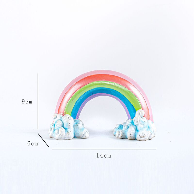 Cross-Border Fish Tank Landscaping Set: Pineapple House, Mermaid, Mushroom, New Product Package with Cartoon Ornaments and Rainbow Decorations