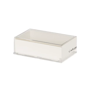 Modern Desk Storage Box with Drawer for Student Dorms, 100% PET Material, 2L Capacity, Perfect for Organizing Stationery and Miscellaneous Items
