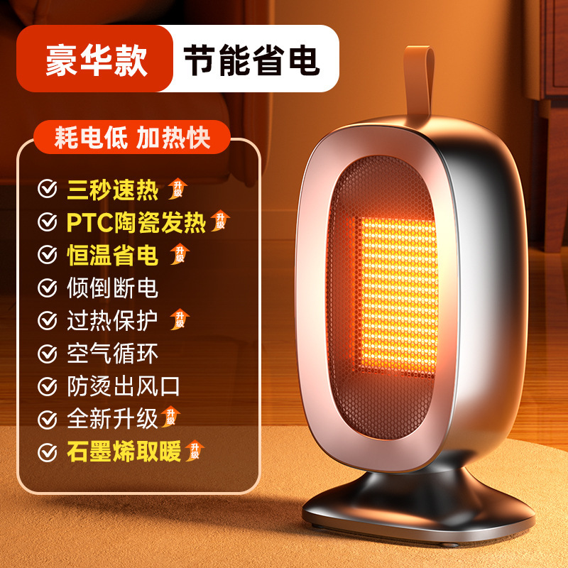 2025新款暖风机桌面取暖器跨境家用办公小型宿舍速热暖风机电暖器|undefined