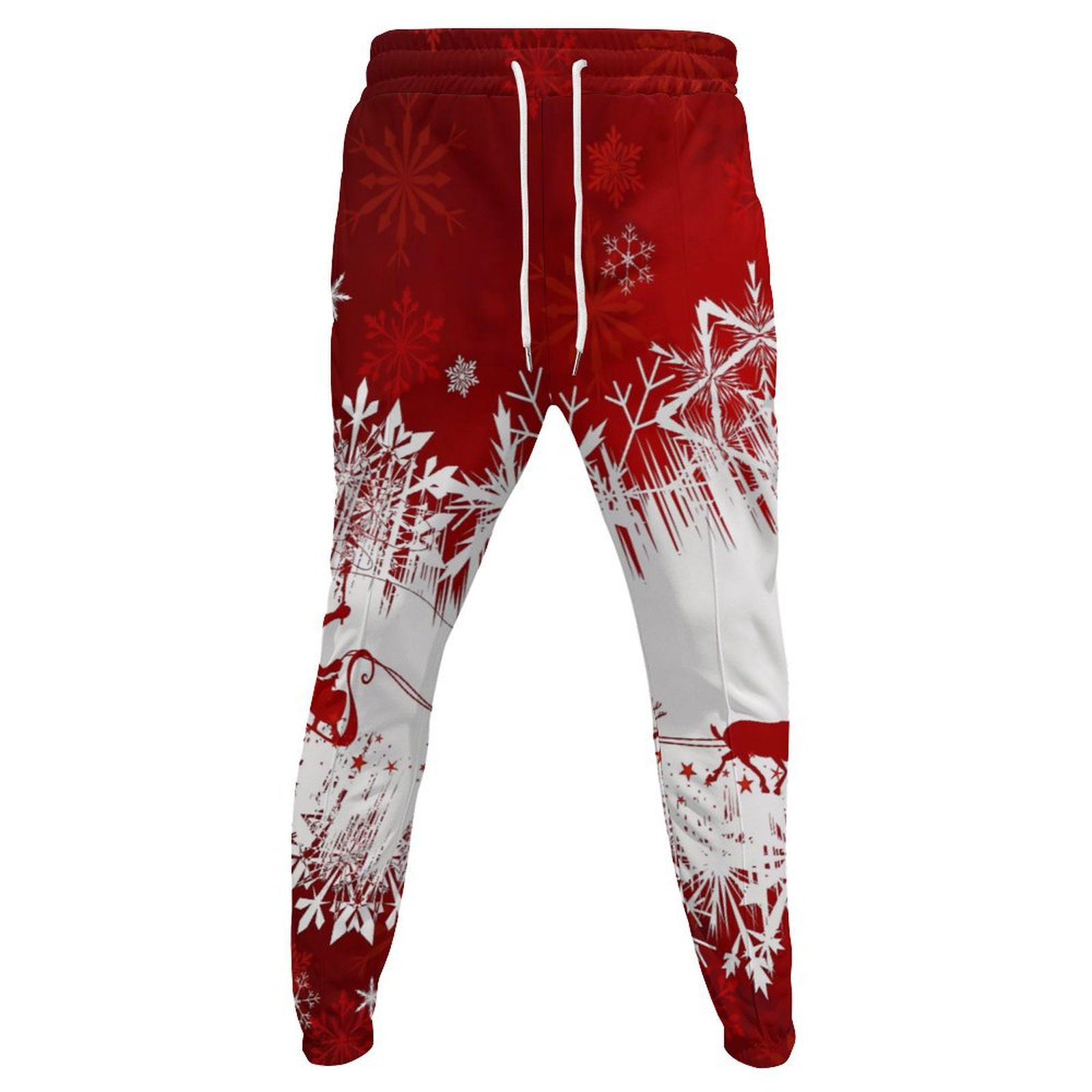 Ensemble sweat à capuche et pantalon de Noël à imprimé numérique pour hommes, décontracté, quotidien, à manches longues_voghion.com