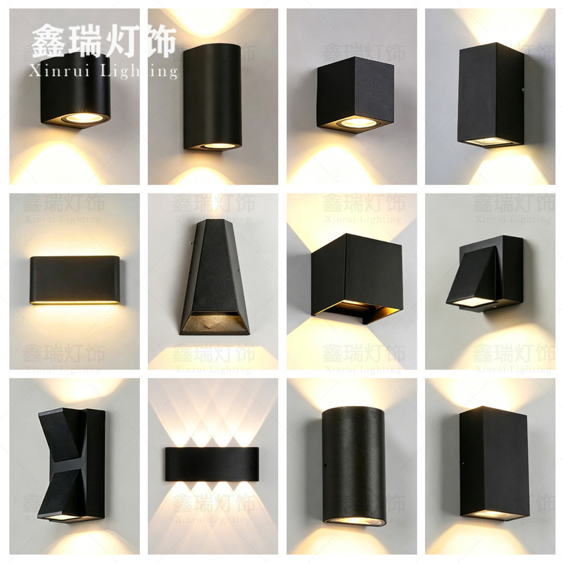 Led Outdoor Waterproof Wall Light, Simple Modern Double-Head Corridor Hotel Entrance Hallway Wall Garden Light Door Headlight Led Outdoor Waterproof Wall Light, Simple Modern Double-Head Corridor Hotel Entrance Hallway Wall Garden Light Door Headlight