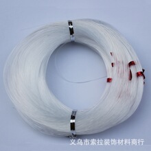 经销串珠材料水晶无弹力鱼线 0.5-1.0mm透明水晶线 10小盘/大盘