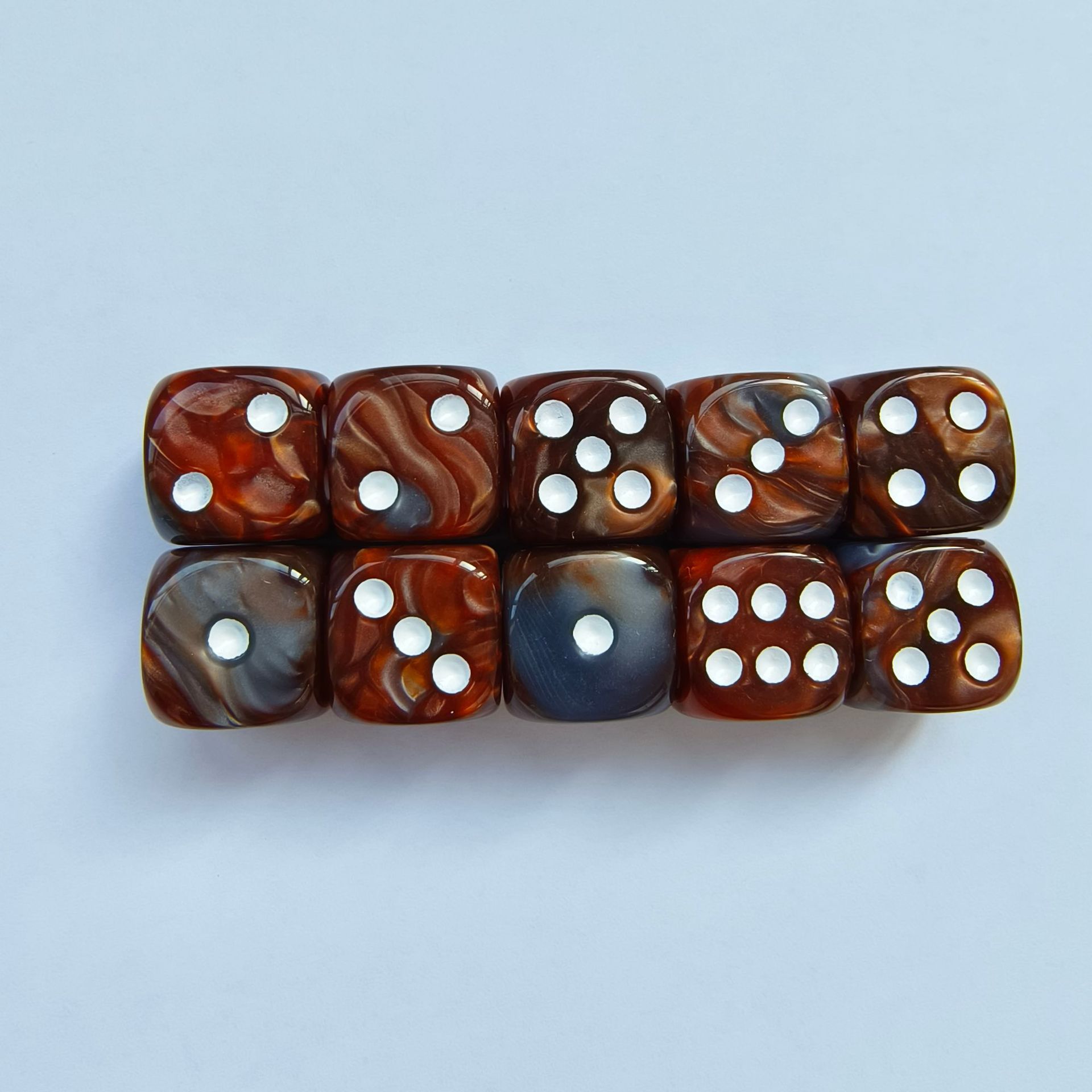 16号圆角双色点数灰橙