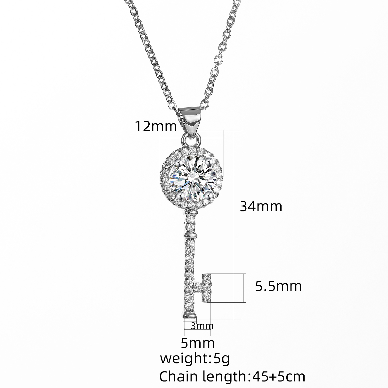 Mosang Light Luxury Temperament Splendido set di collana di diamanti di alta qualità con pietra di zircone alla moda_voghion.com