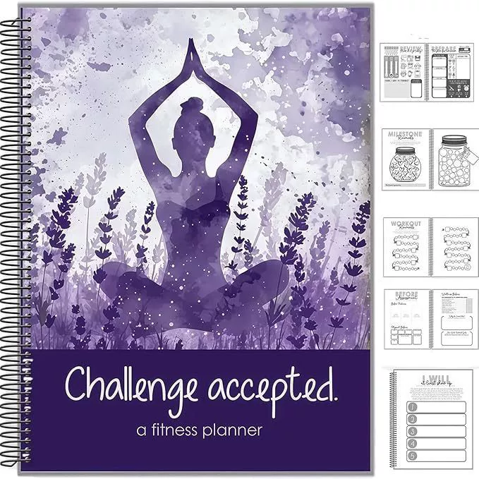 Кроссборzерный Принят вызов Fitness Planner — 90-дневник упражнений и диеты