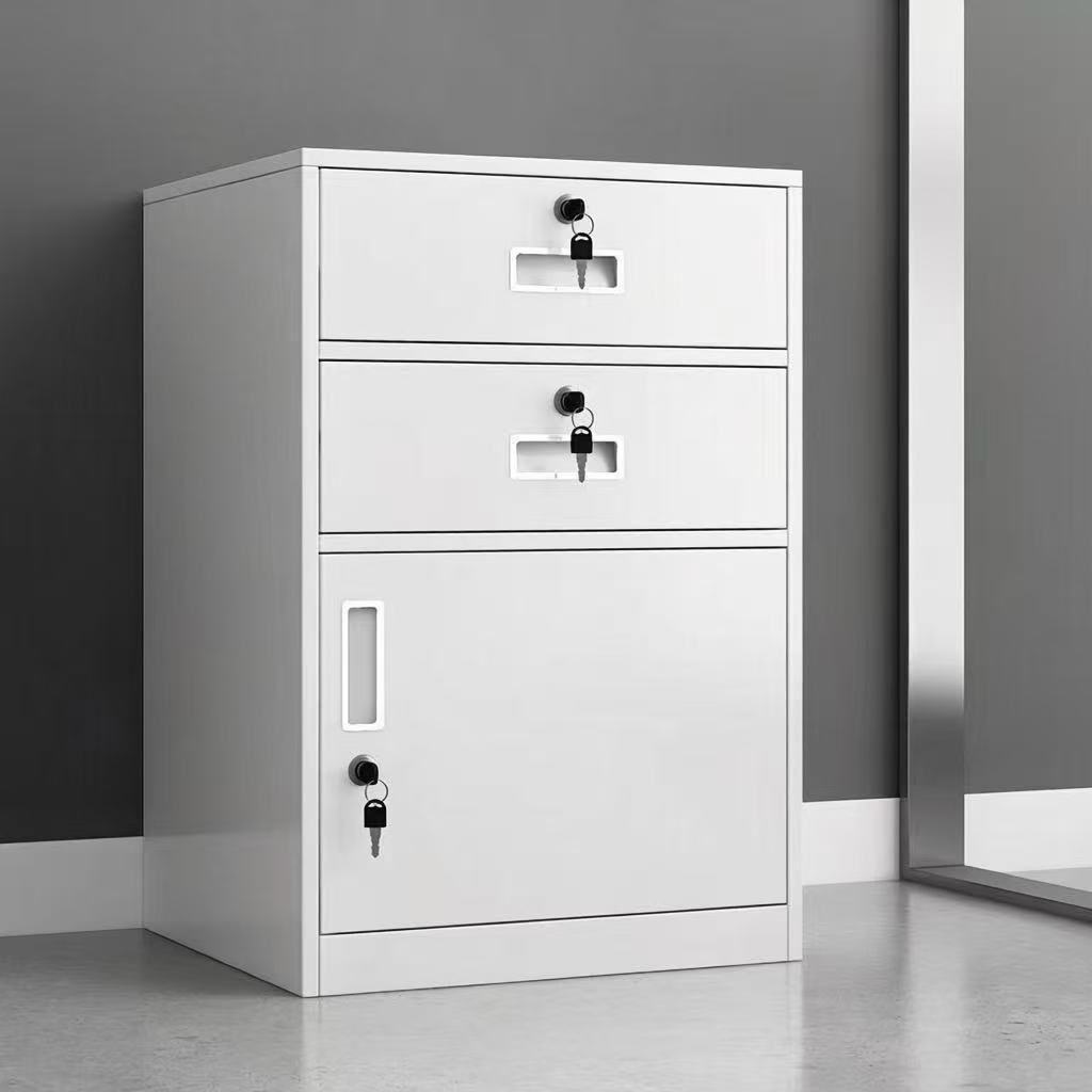 Factory direct supply of office metal cabinets, under-desk low cabinets, file storage cabinets, drawers with locks, and storage cabinets