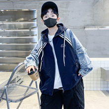 儿童装男童秋装牛仔外套2025新款春秋款中大童秋季帅气男孩衣服潮