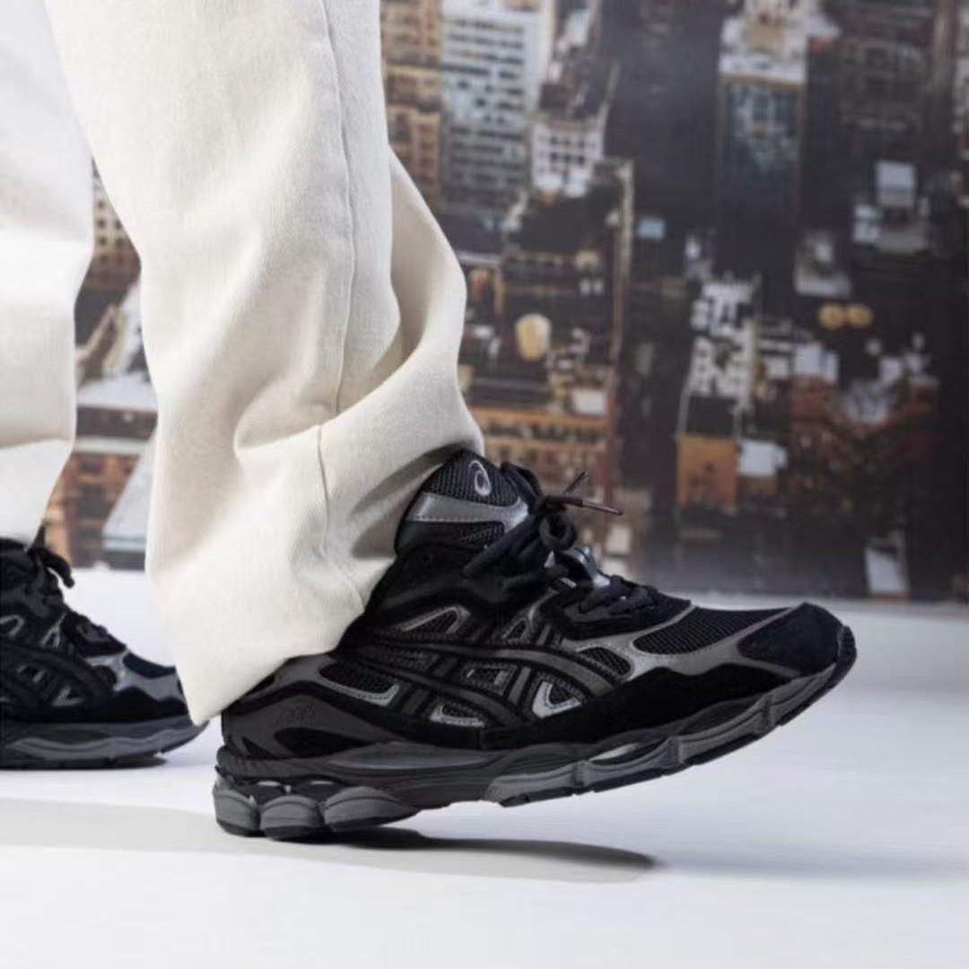 Zapatos Pitian GEL-NYC nuevo retro amortiguador ventilador anti-deslizante zapatos deportivos para hombres y mujeres