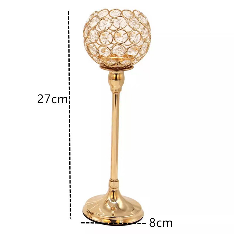 Decoración de boda pilar de hotel ventanas decoración adornos para el hogar props de boda camino guía vela dorada