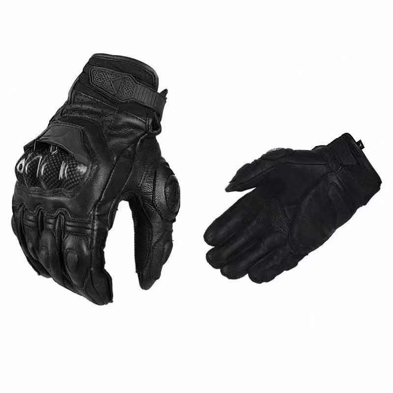 Cross-Border Cycling Gloves, Full-Finger Motorcycle Off-Road Gloves, Sheepskin Breathable Cycling Gloves, Factory Custom Processing